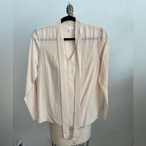 Guyana Silk Shirt XS, light pink